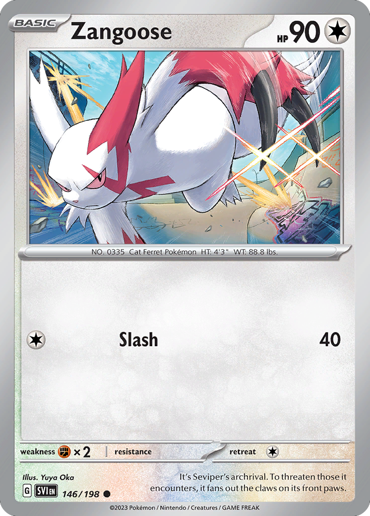 Zangoose - 146/198 - Scarlet & Violet