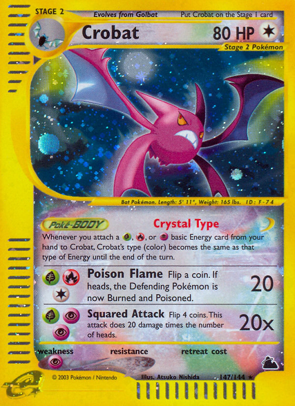 Crobat - 147/144 - Skyridge