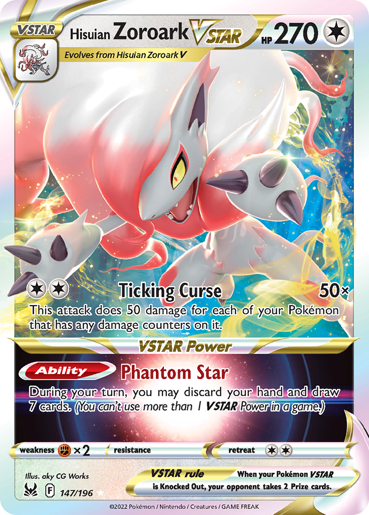 Hisuian Zoroark VSTAR - 147/196 - Lost Origin