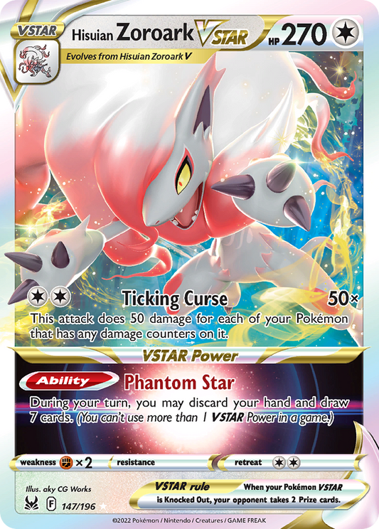 Hisuian Zoroark VSTAR - 147/196 - Lost Origin