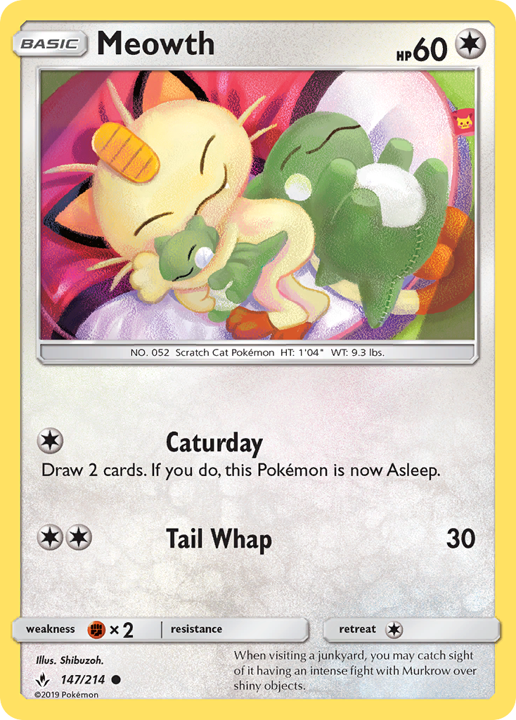 Meowth - 147/214 - Unbroken Bonds