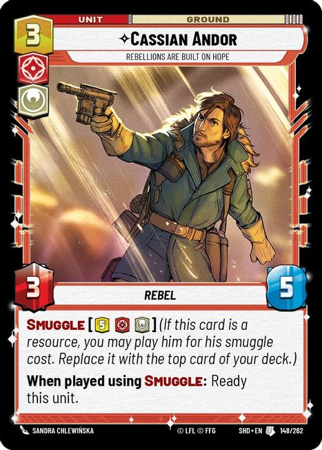 Cassian Andor - SHD - 148 - Uncommon - Normal