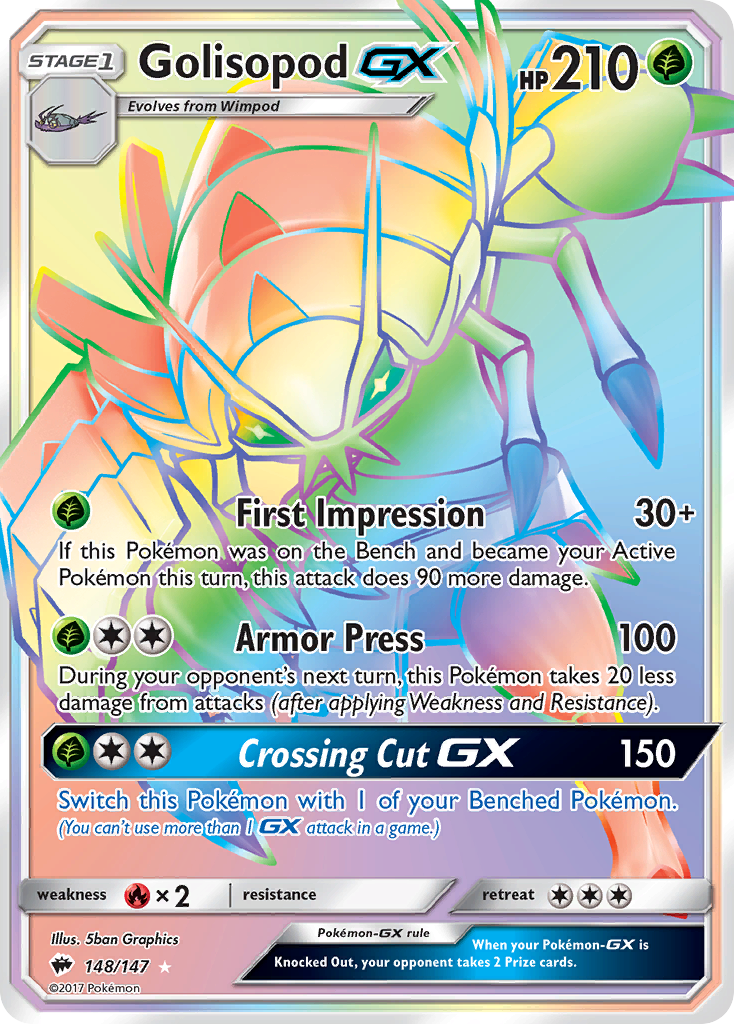 Golisopod-GX - 148/147 - Burning Shadows