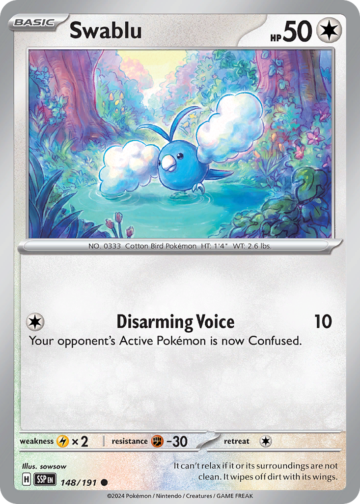 Swablu - 148/191 - Surging Sparks