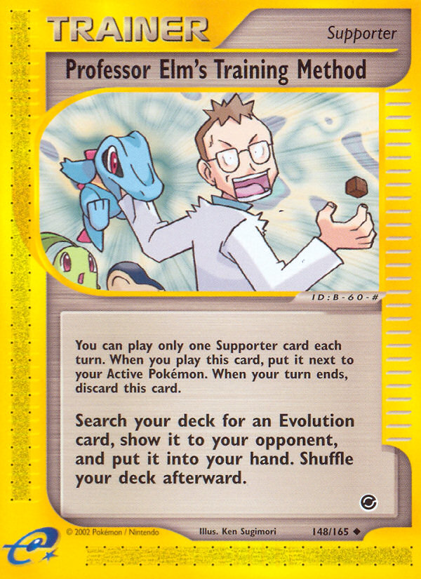 Professor Elm's Training Method - 148/165 - Expedition Base Set