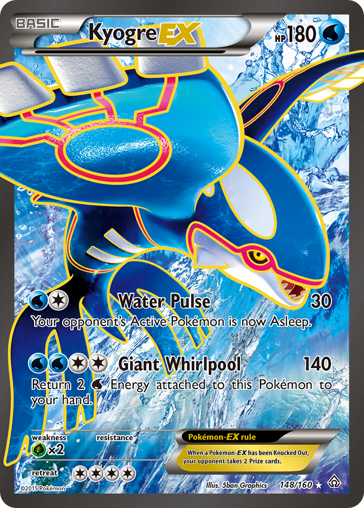 Kyogre-EX - 148/160 - Primal Clash