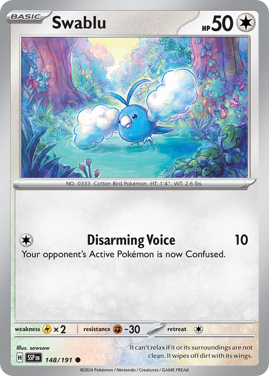 Swablu - 148/191 - Surging Sparks