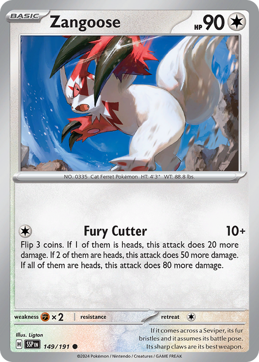 Zangoose - 149/191 - Surging Sparks