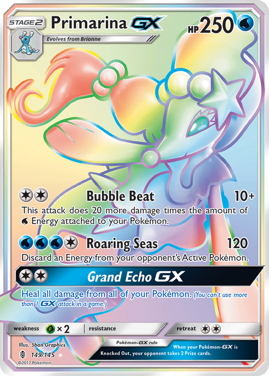 Primarina-GX - 149/145 - Guardians Rising