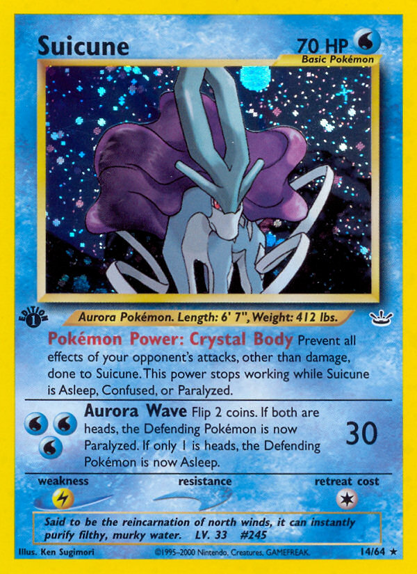 Suicune - 14/64 - Neo Revelation