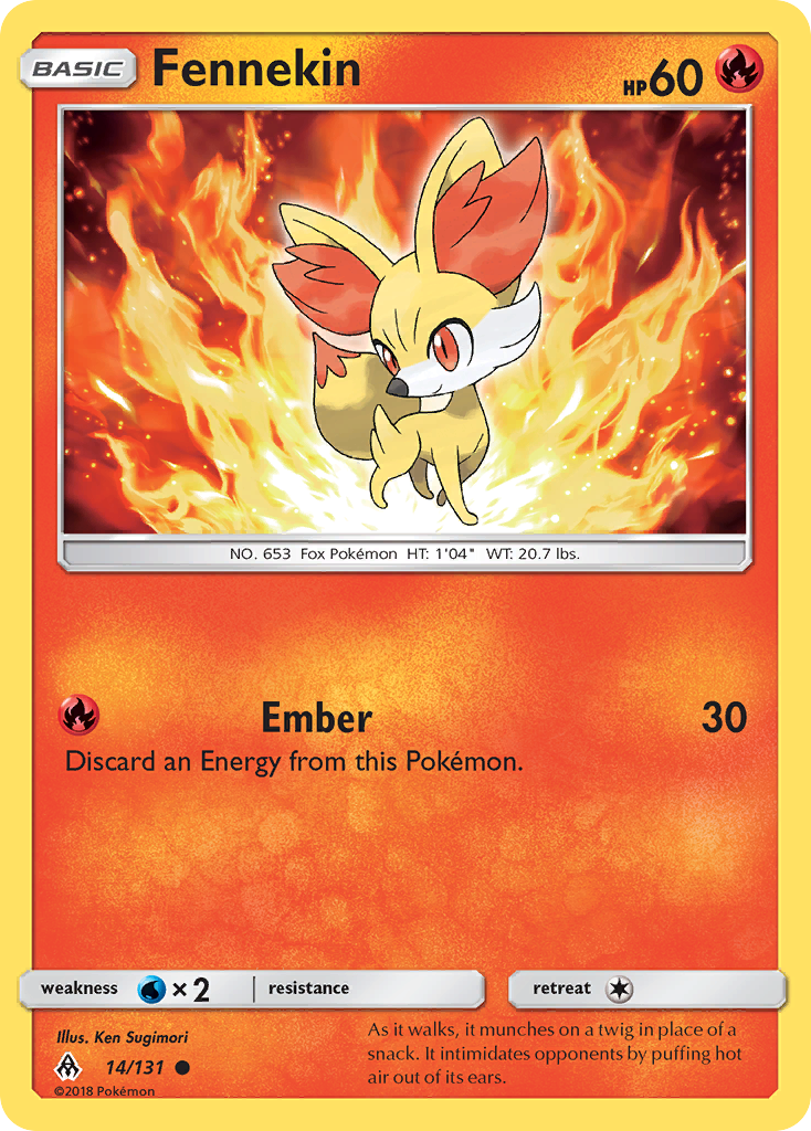 Fennekin - 014/131 - Forbidden Light