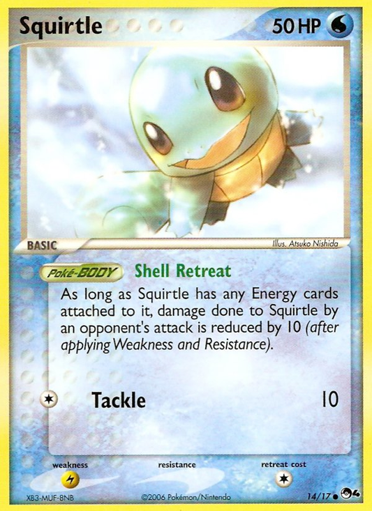 Squirtle - 14/17 - POP Series 4