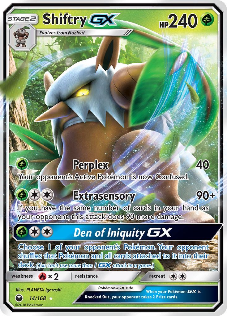 Shiftry-GX - 014/168 - Celestial Storm