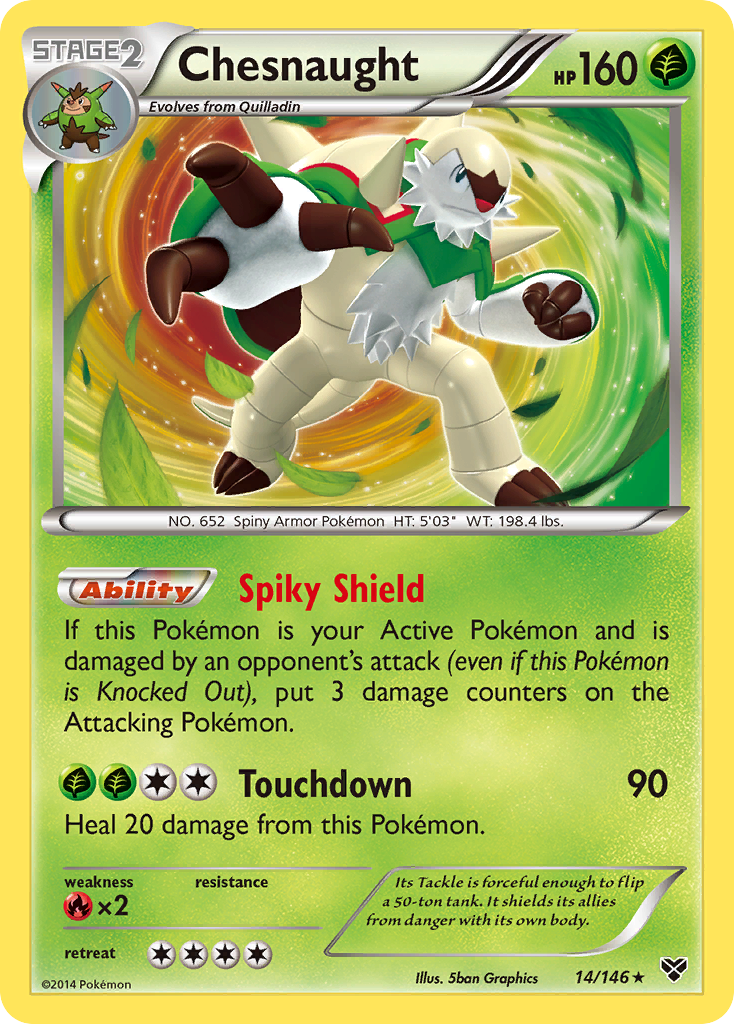 Chesnaught - 014/146 - XY