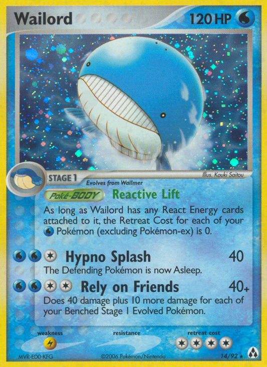 Wailord - 14/92 - Legend Maker