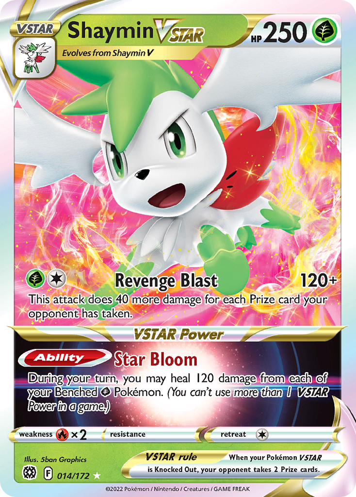 Shaymin VSTAR - 014/172 - Brilliant Stars