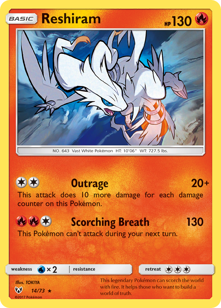 Reshiram - 14/73 - Shining Legends