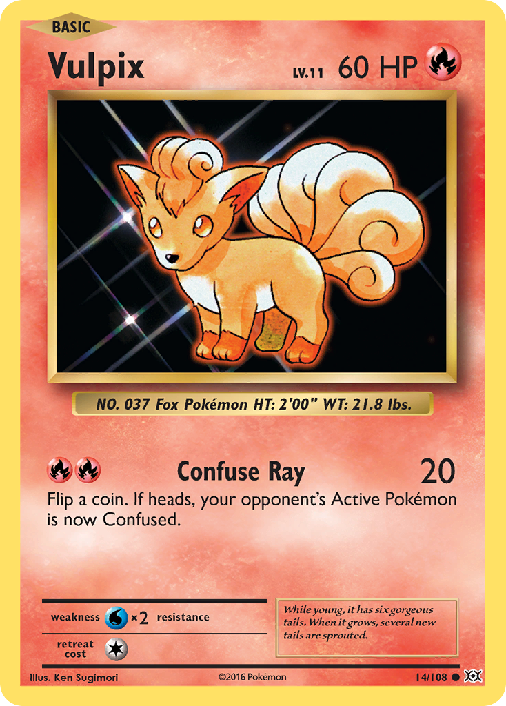 Vulpix - 014/108 - Evolutions