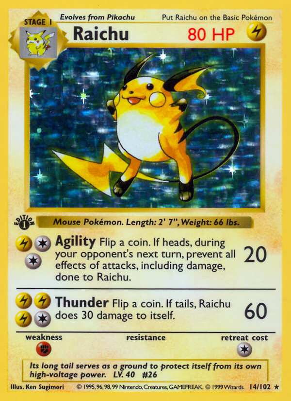 Raichu - 014/102 - Base