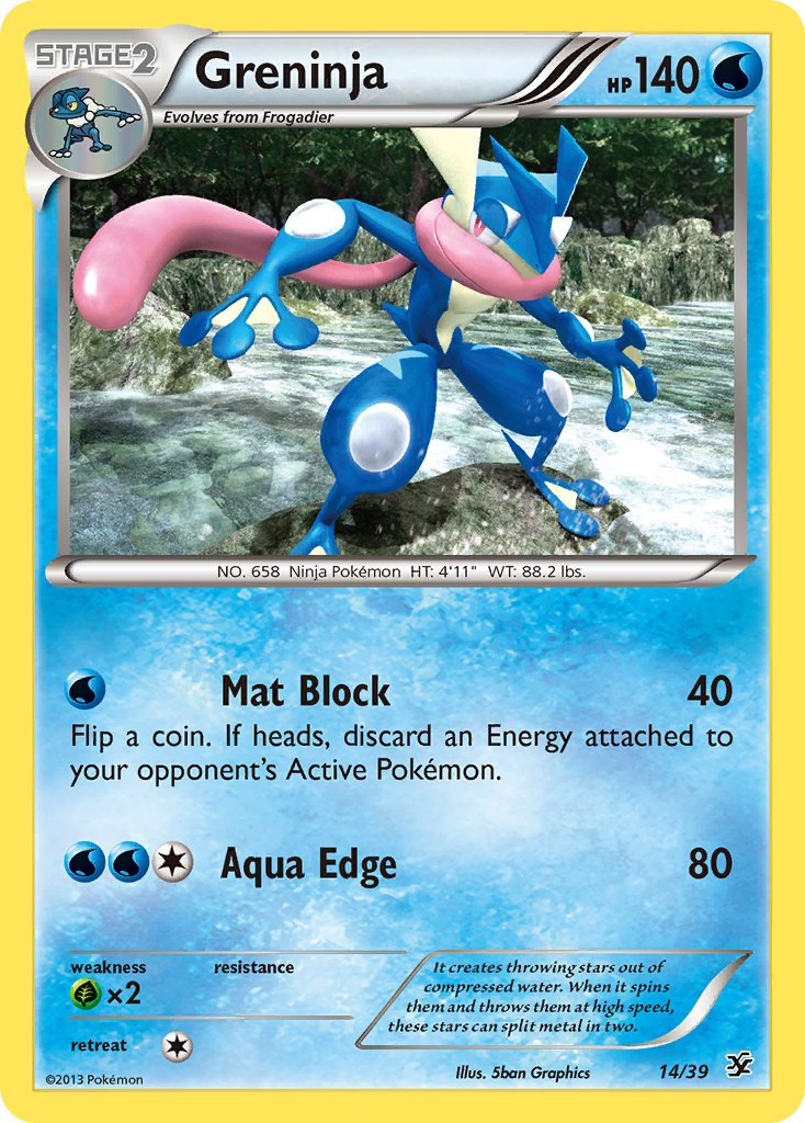 Greninja - 14/39 - Kalos Starter Set