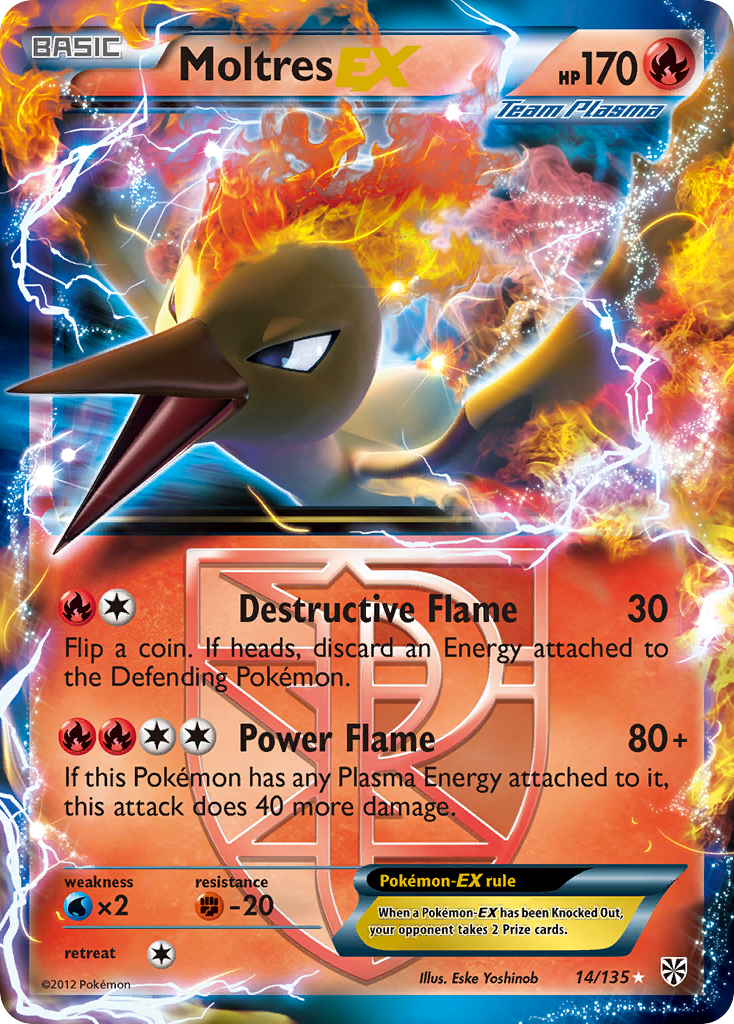 Moltres-EX - 014/135 - Plasma Storm