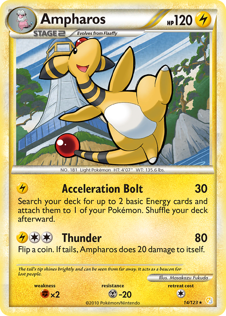 Ampharos - 014/123 - HeartGold & SoulSilver