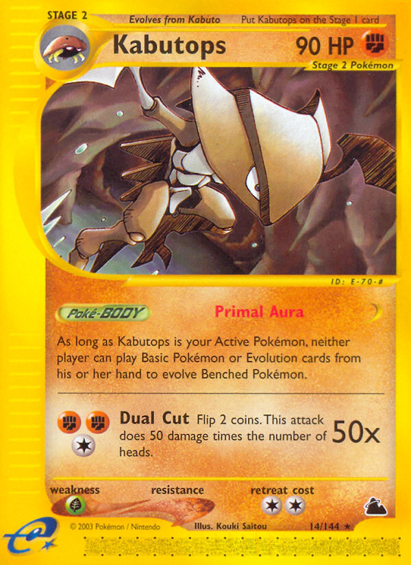 Kabutops - 014/144 - Skyridge