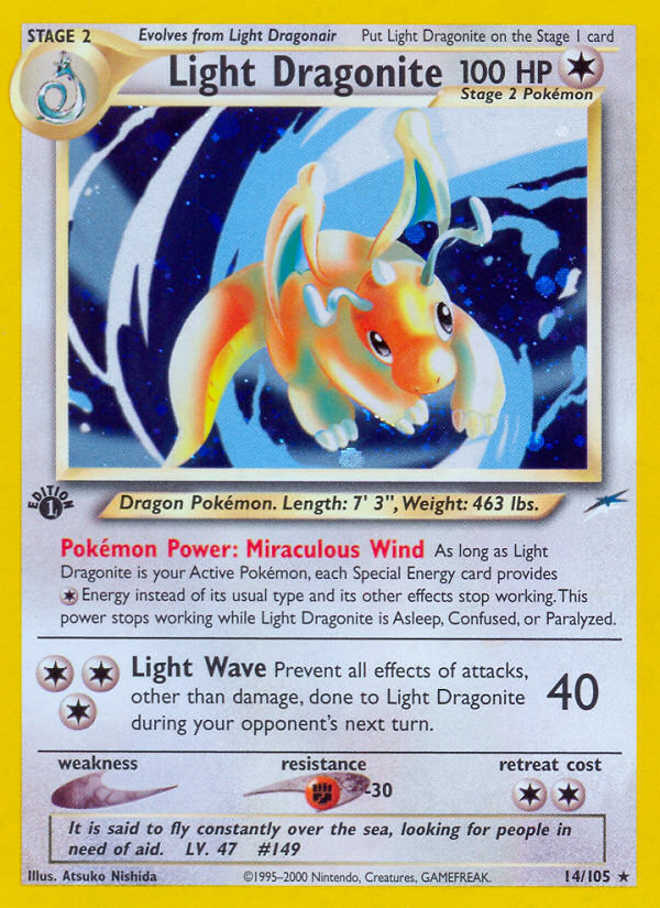 Light Dragonite - 014/105 - Neo Destiny