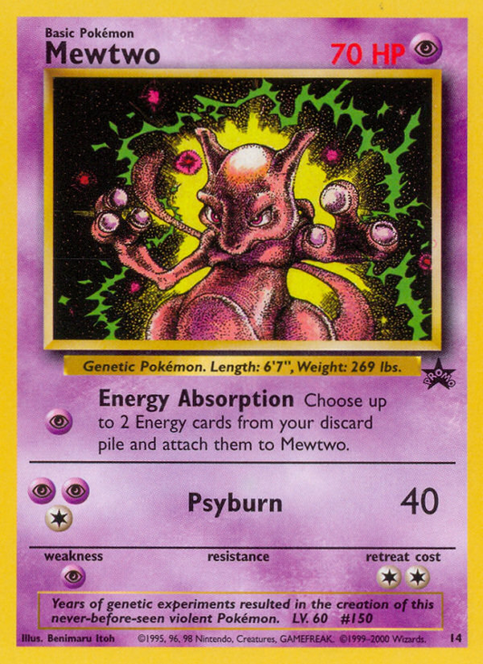 Mewtwo - 14/53 - Wizards Black Star Promos