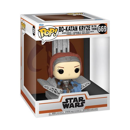 Star Wars: The Mandalorian Bo-Katan Kryze on the Throne Deluxe Funko Pop! Vinyl Figure #669