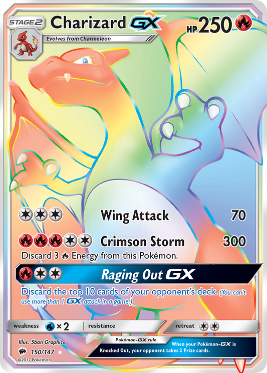 Charizard-GX - 150/147 - Burning Shadows