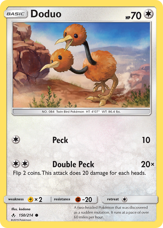 Doduo - 150/214 - Unbroken Bonds