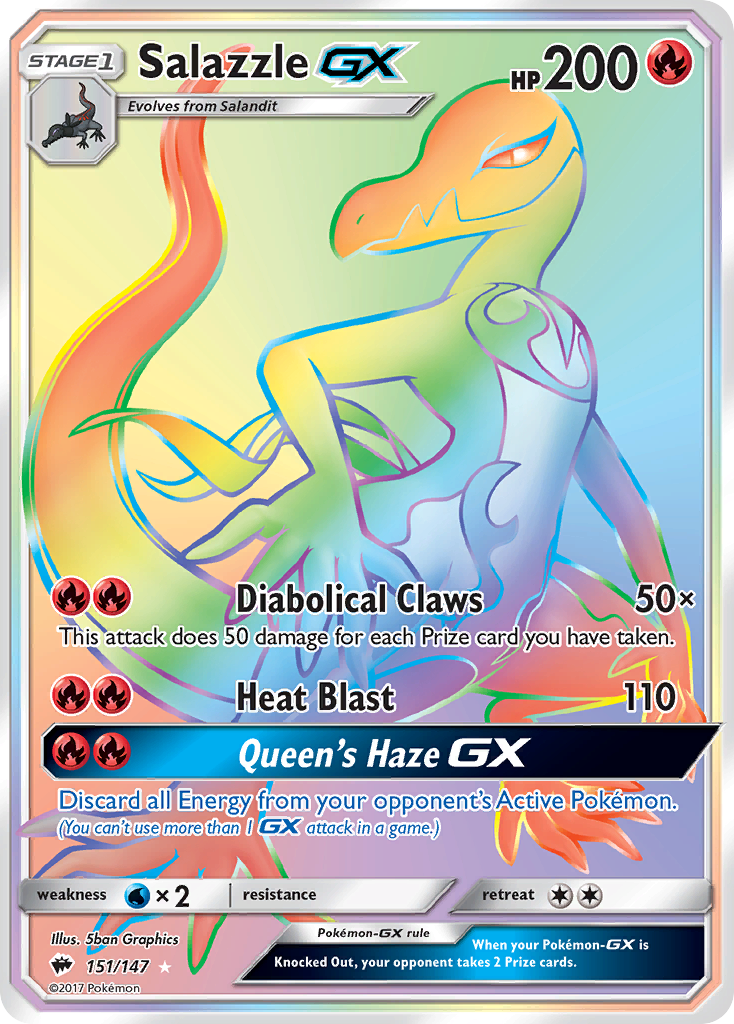 Salazzle-GX - 151/147 - Burning Shadows