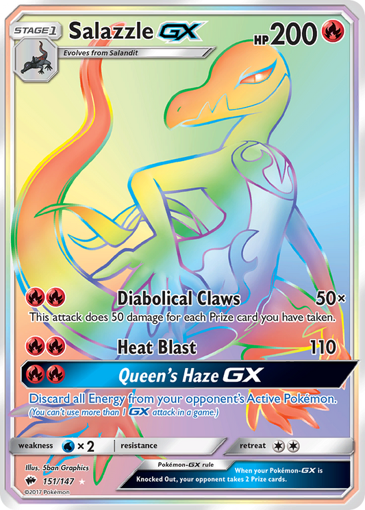 Salazzle-GX - 151/147 - Burning Shadows