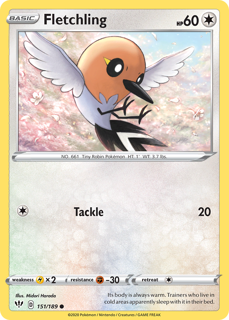 Fletchling - 151/189 - Darkness Ablaze