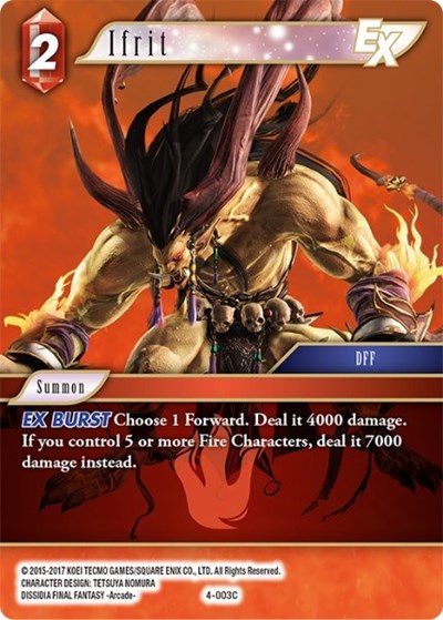 Ifrit EX - 4-003C - Common - Opus IV