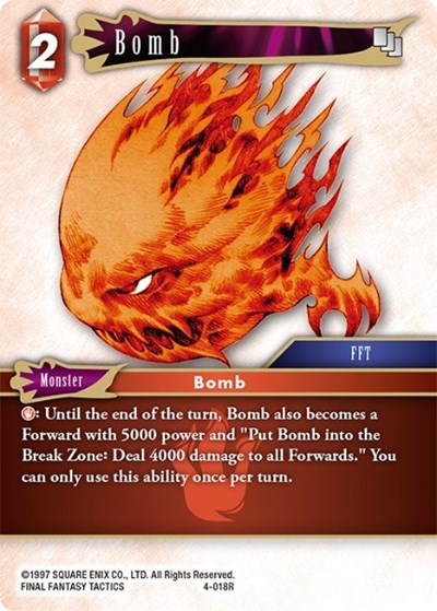 Bomb - 4-018R - Rare - Opus IV