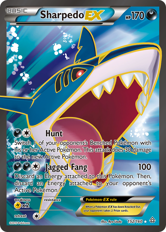 Sharpedo-EX - 152/160 - Primal Clash