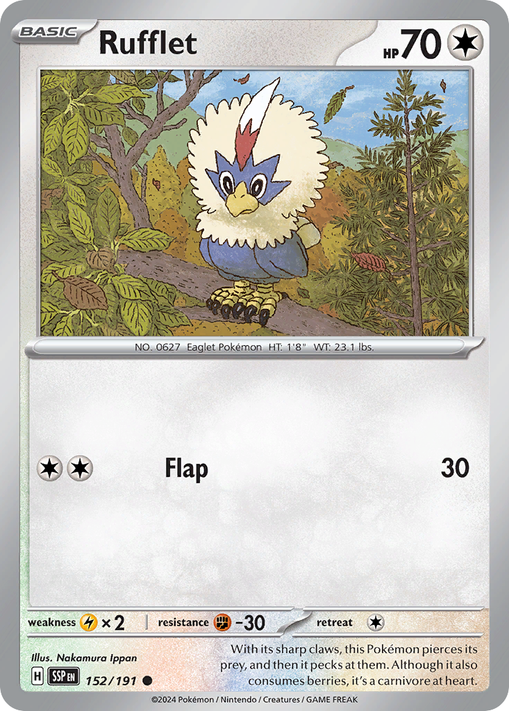 Rufflet - 152/191 - Surging Sparks