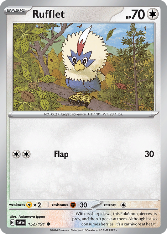 Rufflet - 152/191 - Surging Sparks