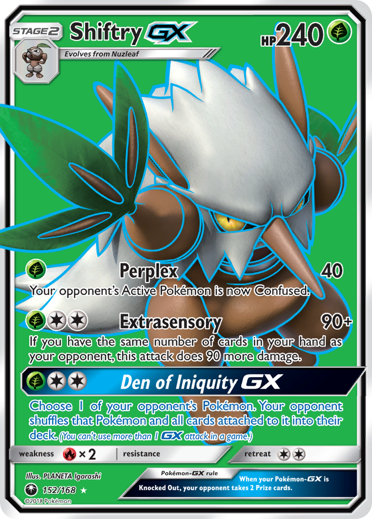 Shiftry-GX - 152/168 - Celestial Storm