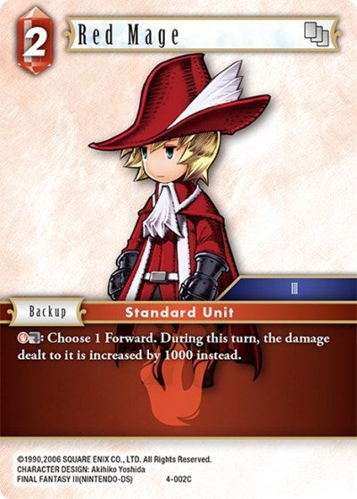 Red Mage - 4-002C - Common - Opus IV