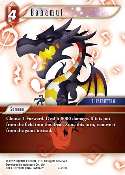Bahamut - 4-016R - Rare - Opus IV
