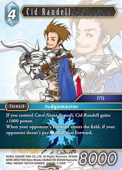 Cid Randell - 4-035R - Rare - Opus IV