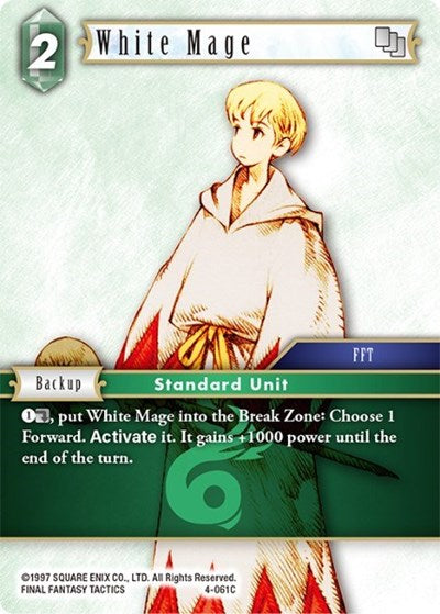 White Mage - 4-061C - Common - Opus IV