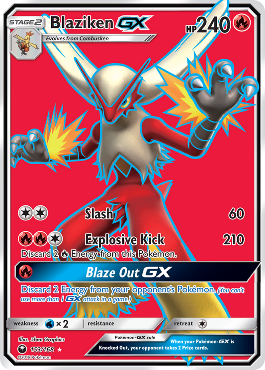 Blaziken-GX - 153/168 - Celestial Storm