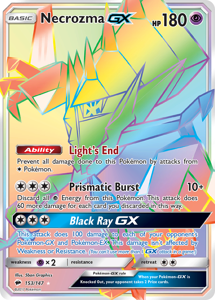 Necrozma-GX - 153/147 - Burning Shadows