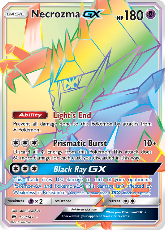 Necrozma-GX - 153/147 - Burning Shadows