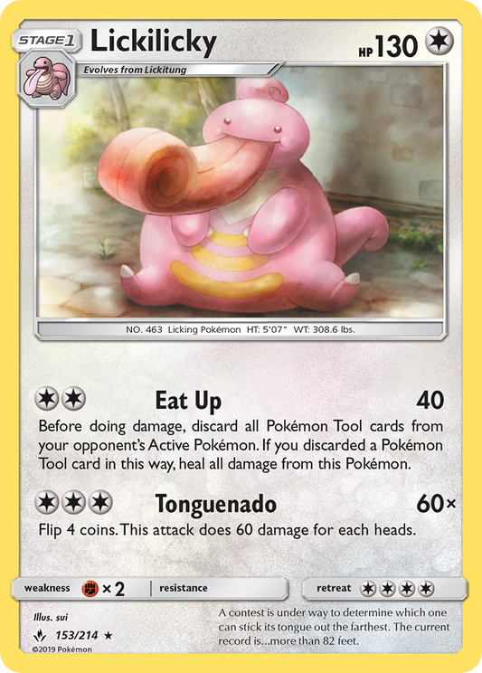 Lickilicky - 153/214 - Unbroken Bonds