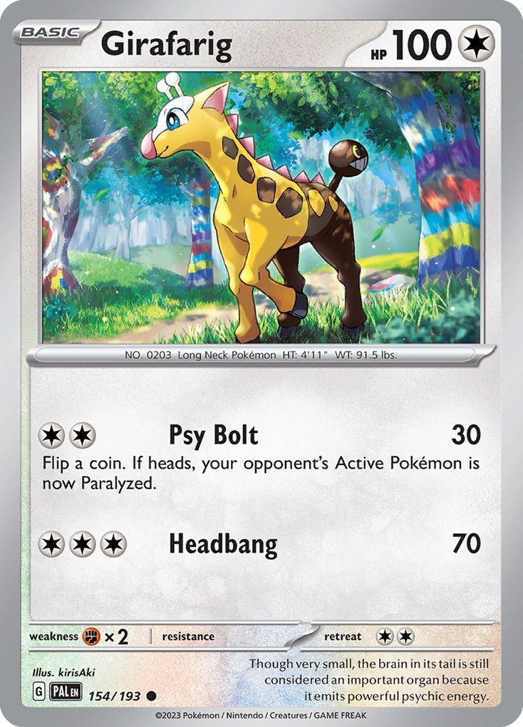 Girafarig - 154/193 - Paldea Evolved